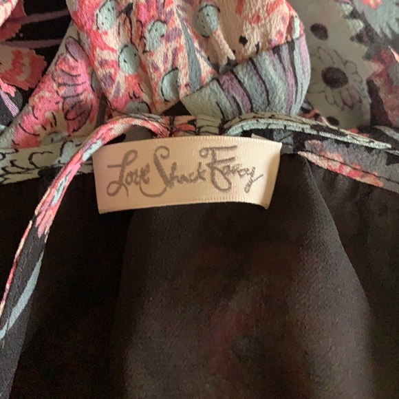 NWOT LoveShackFancy silk Amira dress, sz M - Picture 8 of 9